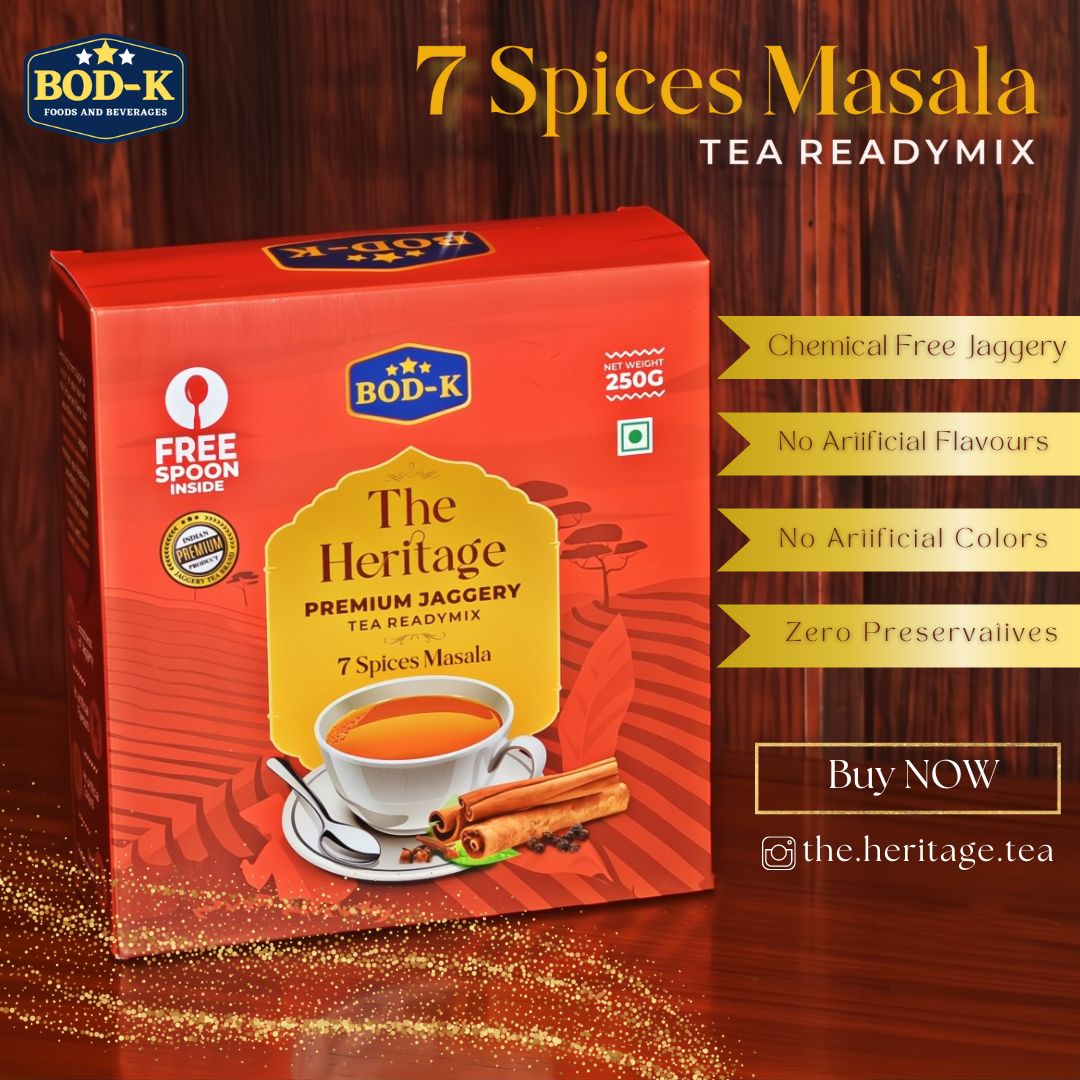 7 Spices Masala Premium Jaggery Tea Ready Mix