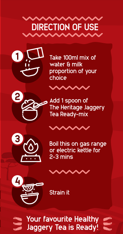 7 Spices Masala Premium Jaggery Tea Ready Mix - Image 5